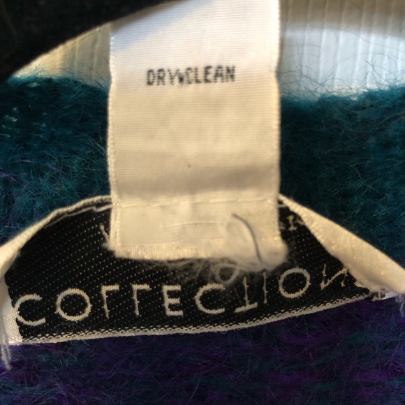 S Mohair Rainbow Cardigan 80s Vintage - Picture 8 of 8